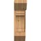 Ekena Millwork Merced Slat Smooth Bracket w/ Offset Brace, Western Red Cedar, 7 1/2"W x 18"D x 26"H BKT0806X18X26MRC06SWR - alternate 2